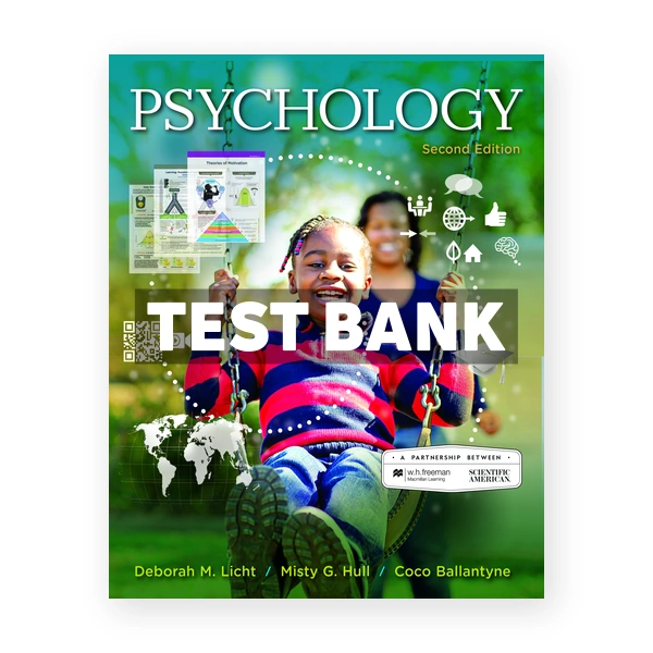 Scientific American Psychology 2nd edition Licht Test Bank