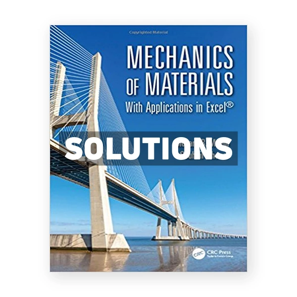 Mechanics of Materials With Applications in Excel 1st edition Muvdi Solutions Manual