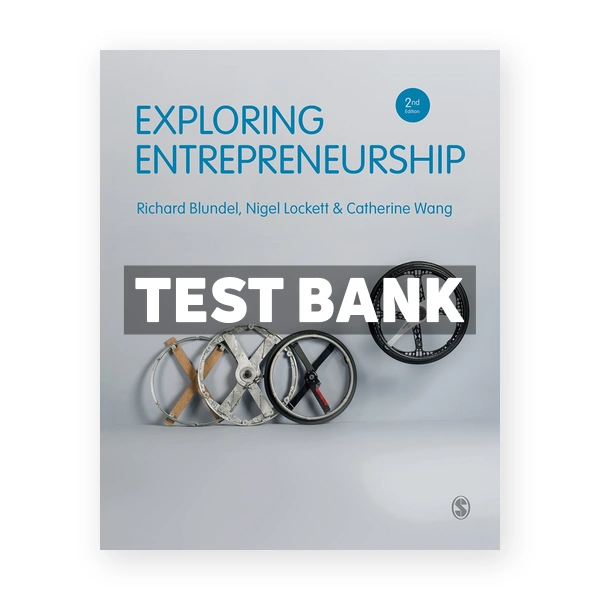 Exploring Entrepreneurship 2nd edition Blundel Test Bank