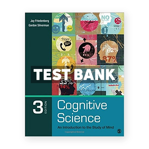Cognitive Science An Introduction to the Study of Mind 3rd edition Friedenberg Test Bank