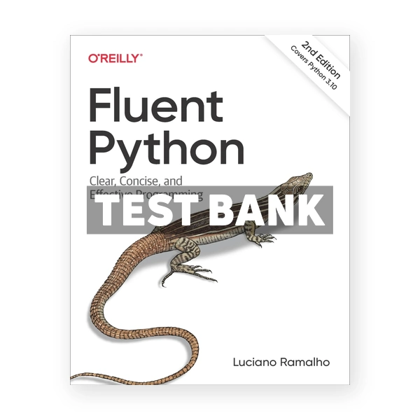 Fluent Python 2nd edition Ramalho Test Bank