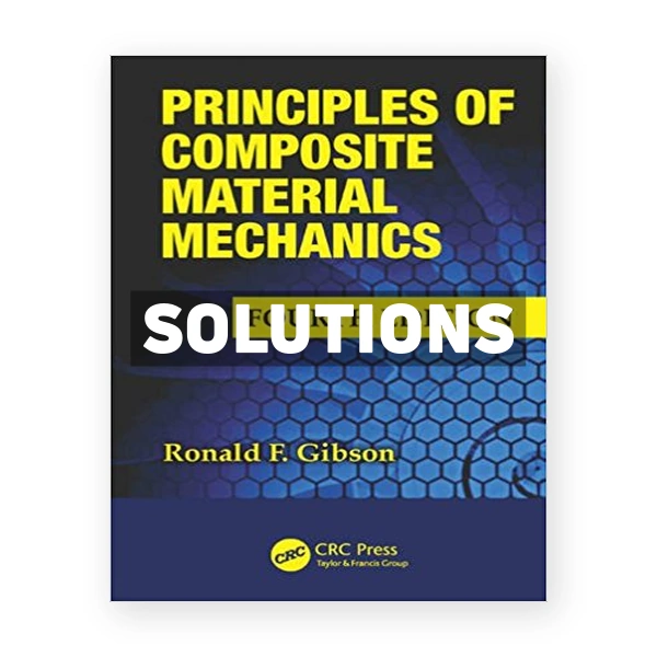 Principles of Composite Material Mechanics 4th edition Gibson Solutions Manual