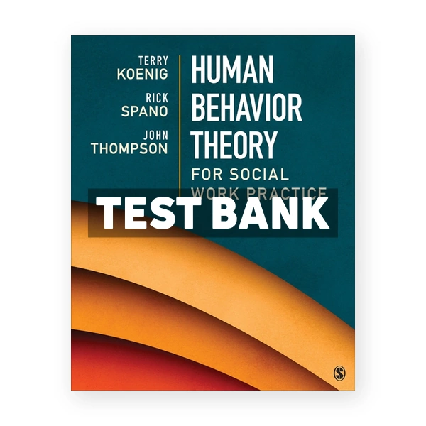 Human Behavior Theory for Social Work Practice 1st edition Koenig Test Bank