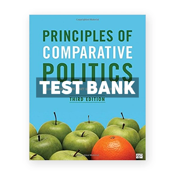 Principles of Comparative Politics 3rd edition Golder Test Bank