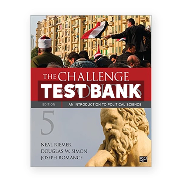 Challenge of Politics An Introduction to Political Science 5th edition Riemer Test Bank