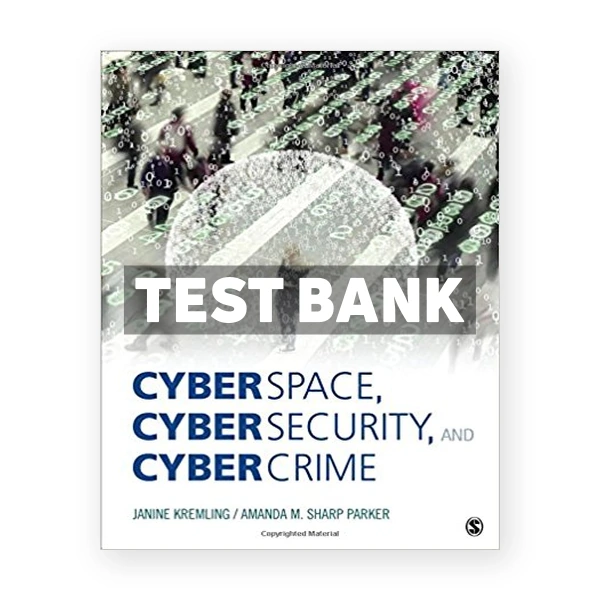 Cyberspace Cybersecurity and Cybercrime 1st edition Kremling Test Bank