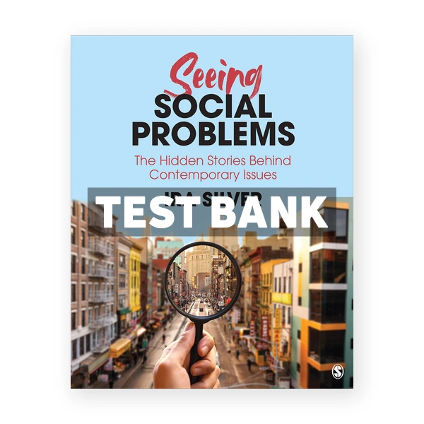 Seeing Social Problems The Hidden Stories Behind Contemporary Issues 1st edition Silver Test Bank