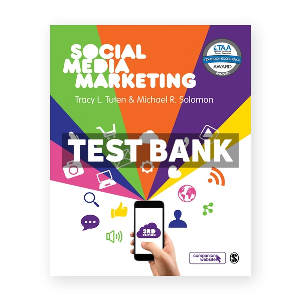 Social Media Marketing 3rd edition Tuten Test Bank