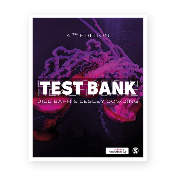 Leadership in Health Care 4th edition Barr Test Bank