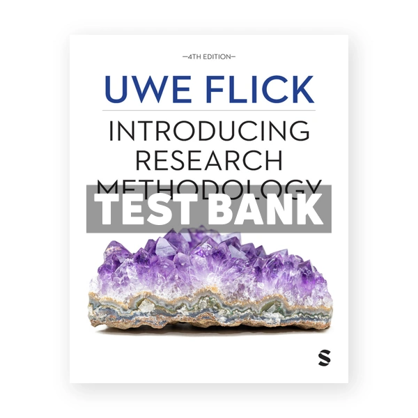Introducing Research Methodology 4th edition Flick Test Bank
