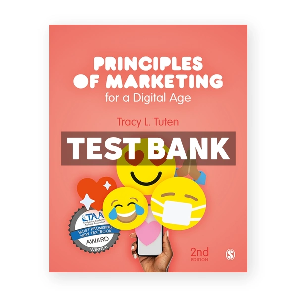 Principles of Marketing for a Digital Age 2nd edition Tuten Test Bank