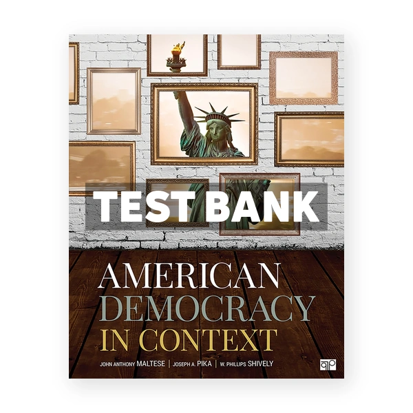 American Democracy in Context 1st edition Maltese Test Bank