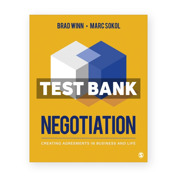 Negotiation 1st edition Winn Test Bank
