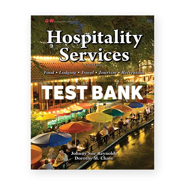 Hospitality Services 4th edition Reynolds Test Bank