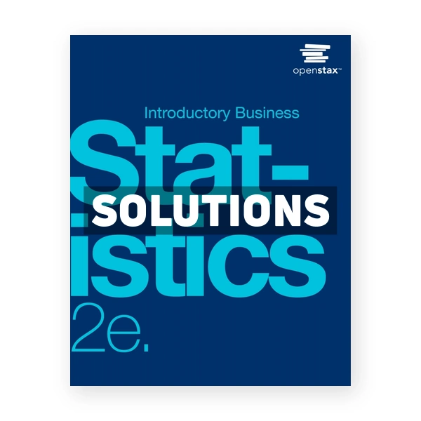 Introductory Business Statistics 2nd edition Holmes Solutions Manual