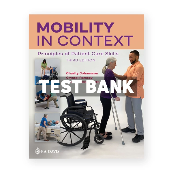 Mobility in Context 3rd edition Johansson Test Bank