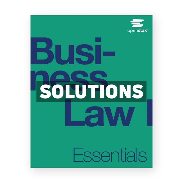 Business Law I Essentials 1st edition Valbrune Solutions Manual