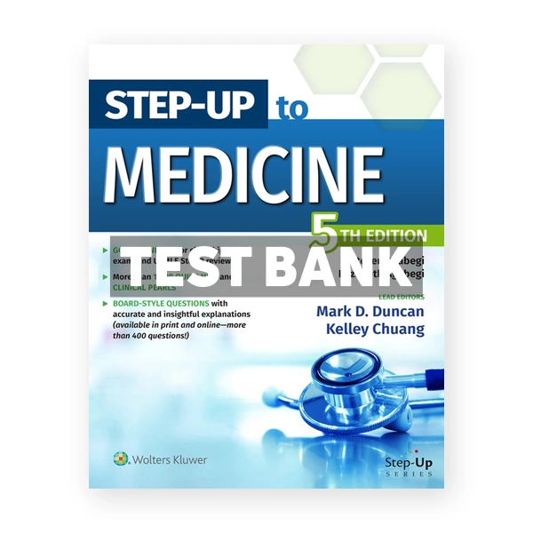 Step Up to Medicine 24th edition Agabegi Test Bank