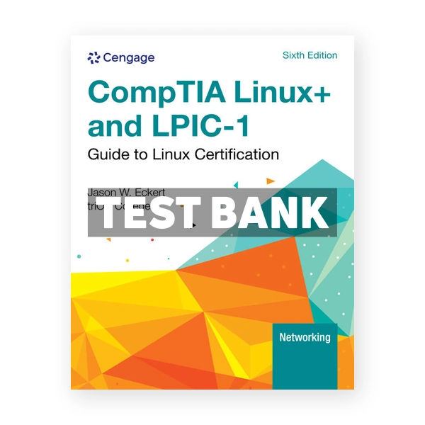 Linux+ and LPIC-1 Guide to Linux Certification 6th edition Eckert Test Bank