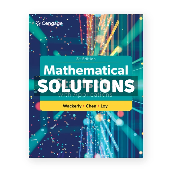 Mathematical Statistics with Applications 8th edition Wackerly Solutions Manual