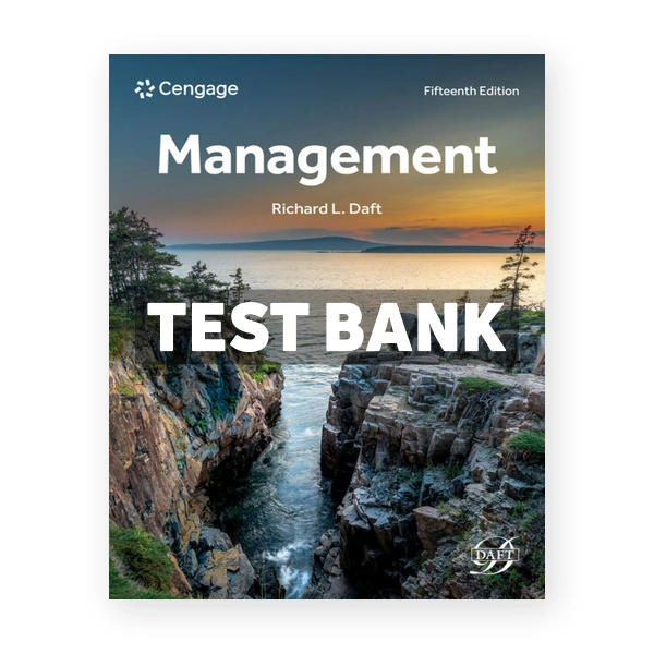 Management 15th edition Daft Test Bank