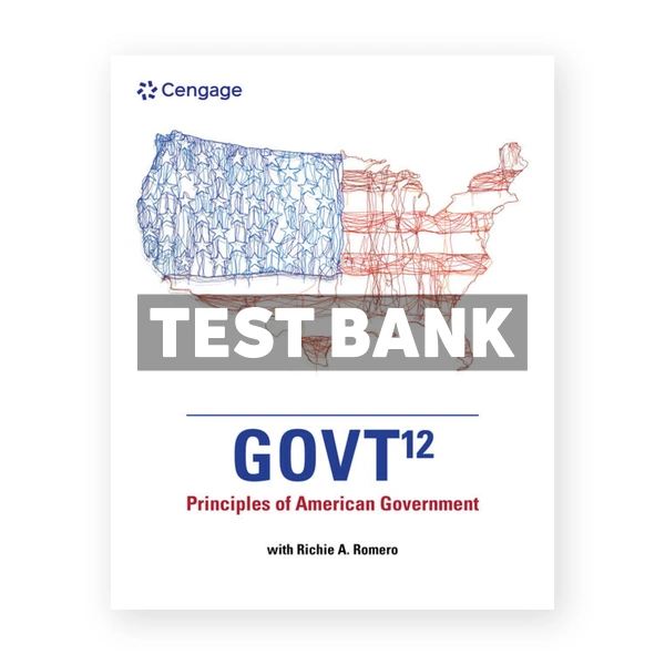 GOVT 12th edition Romero Test Bank