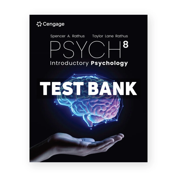 PSYCH 8th edition Rathus Test Bank