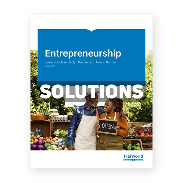 Entrepreneurship v3 1st edition Portolese Solutions Manual